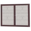 Aarco Aarco Products ODCC3648RBA 48 in. W x 36 in. H Outdoor Enclosed Bulletin Board - Bronze Anodized ODCC3648RBA